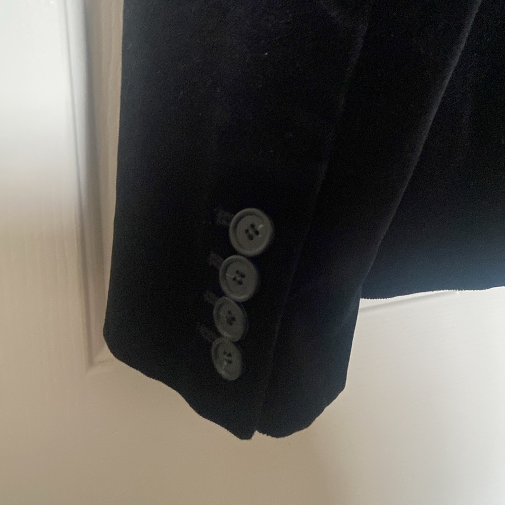 J. CREW velvet black blazer - Picture 9 of 9